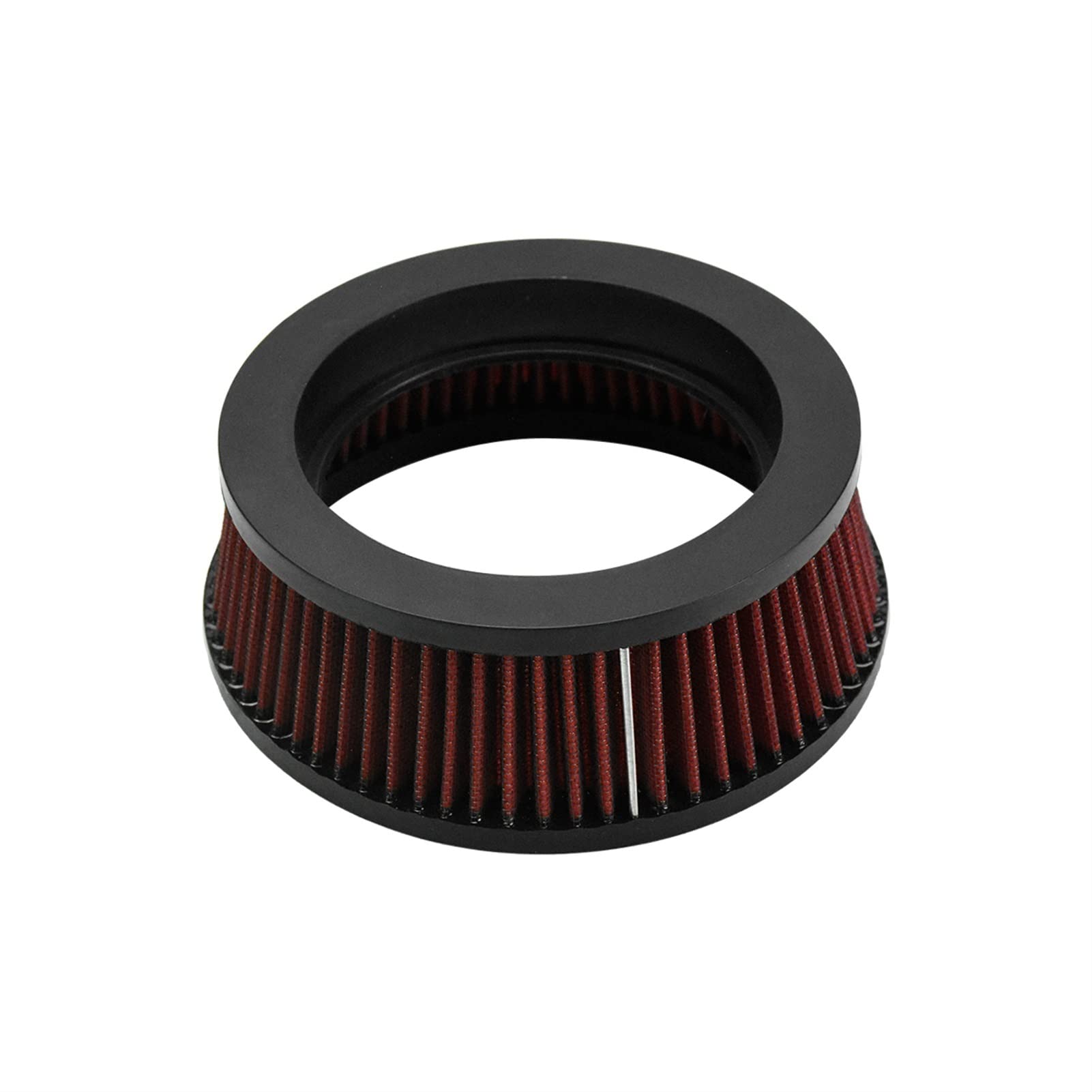 Pexorin Motorrad-Luftfilterelement-Ersatz-Ansaugreiniger Grau/Rot/Blau, for Harley, Dyna Softail Touring Sportster XL Road King Motorrad-Luftfilter(Air Filter Element 5) von Pexorin