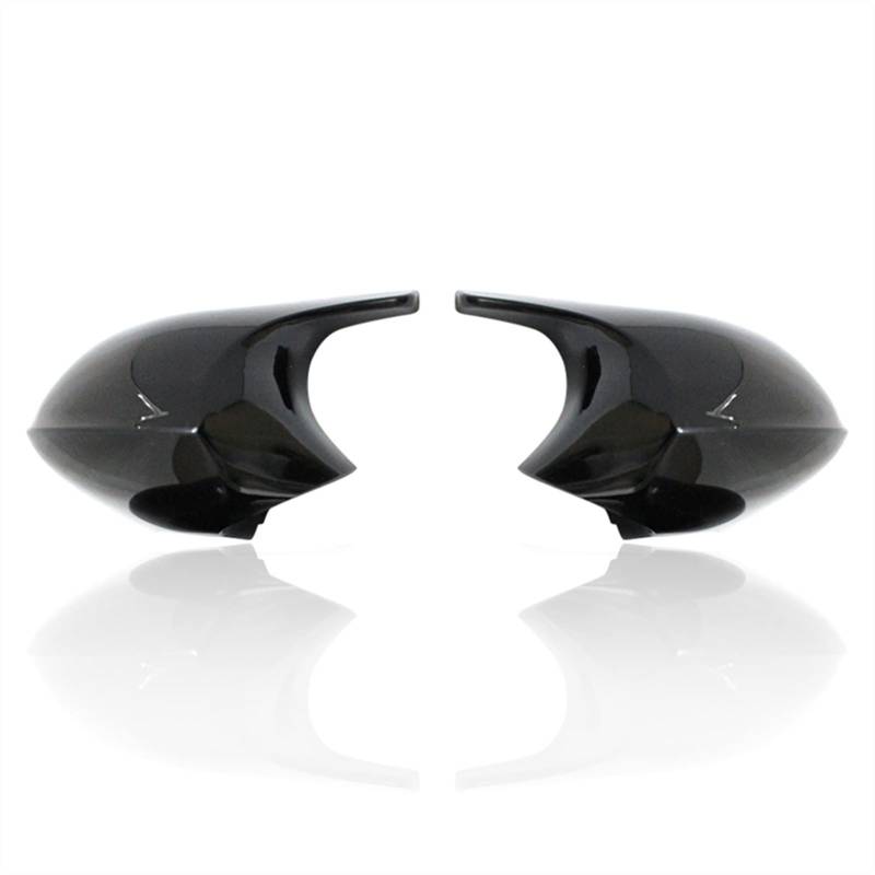 Pexorin Pair Car Rear View Mirror Cover Cap, for BMW, E90 E91 2005-2007 E92 E93 2006-2009 E80 E81 E87 Abdeckung für Autotür-Außenspiegel(ABS Black) von Pexorin