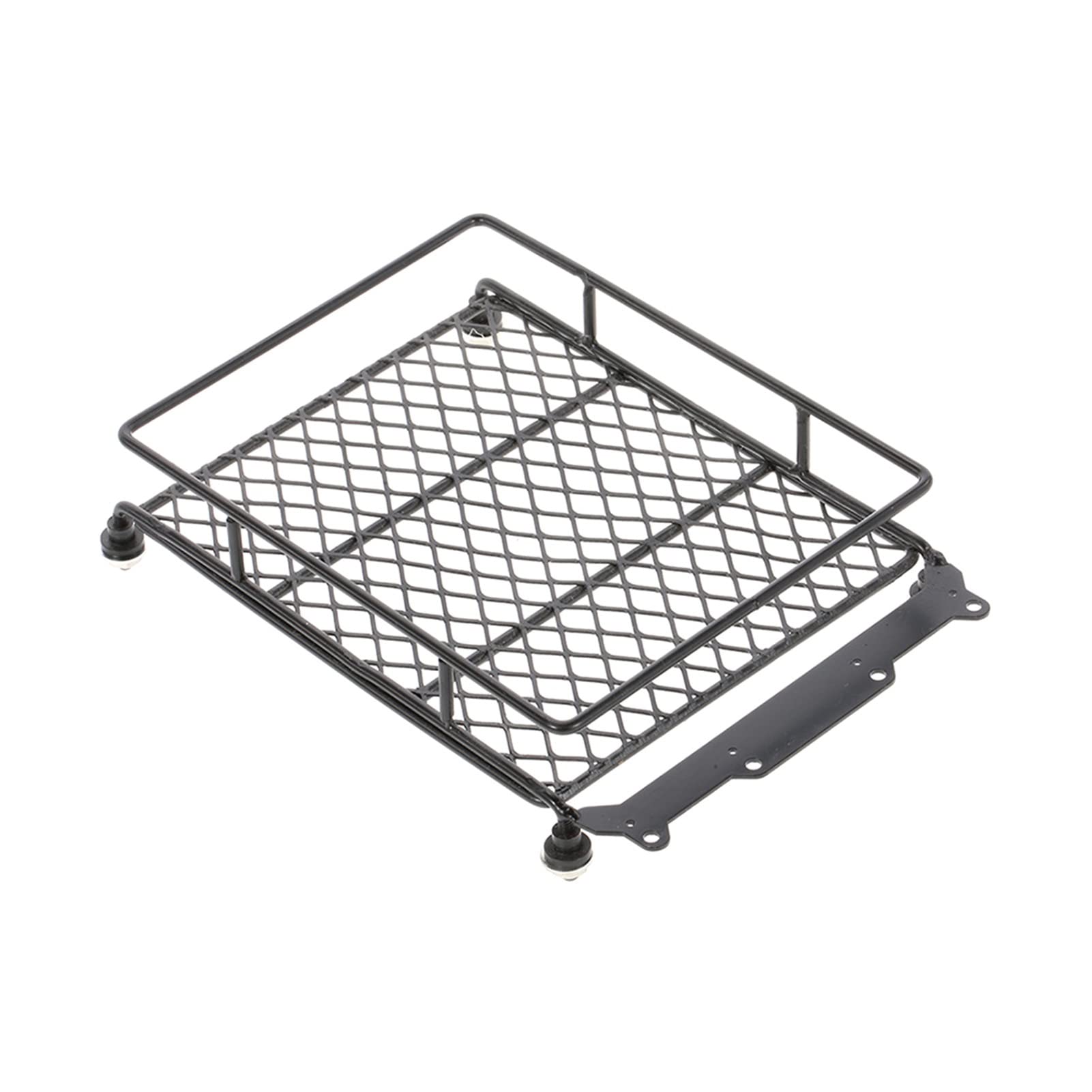 Pexorin RC 1/10 Metall Dach Rack Gepäck Träger, for Axial, SCX10 D90, for Traxxas, -4, CC01 Zubehör Spielzeugauto-Abenteuer-Dachträger(Black) von Pexorin