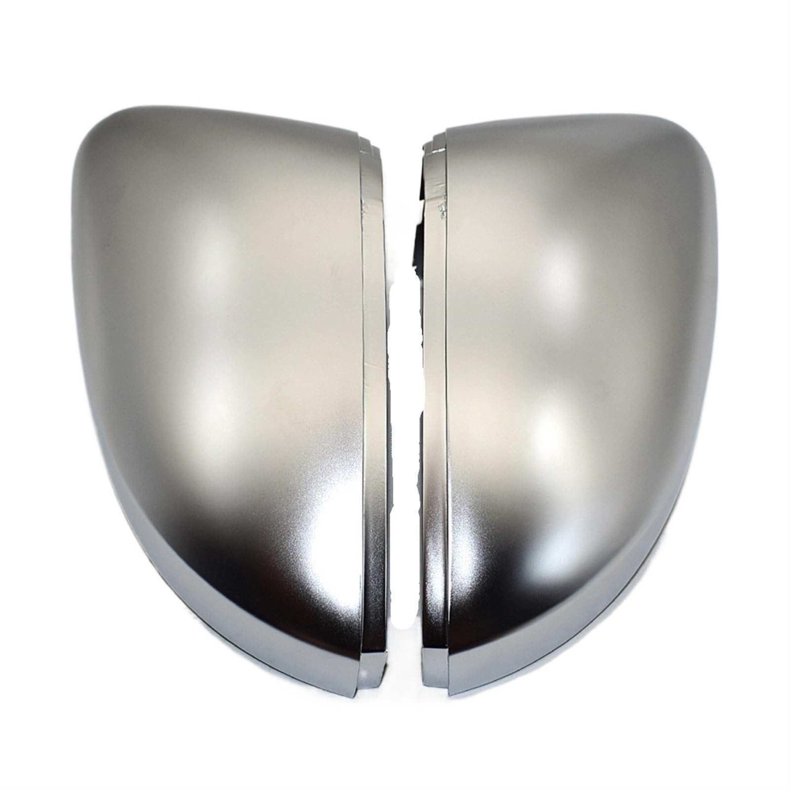 Pexorin Rearview Mirror Cover Cap, for VW, for Polo, 6R 6C Case Full Chrome Matt Finish Door Wing Mirror Shell Housing Abdeckung für Autotür-Außenspiegel von Pexorin