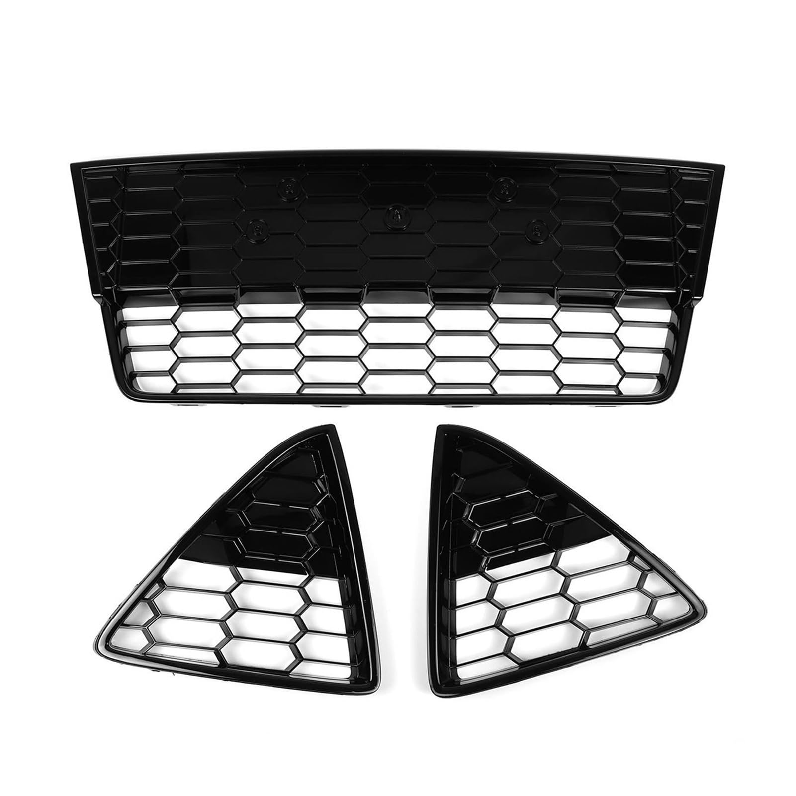 Pexorin S-Style-Auto-Frontstoßstangengrill, Nebelscheinwerfergrill, for Ford, for Focus, for MK3 2012–2014, Racing-Grills, Nebelscheinwerfer-Grill Austausch der Nebelscheinwerfergitterabdeckung von Pexorin