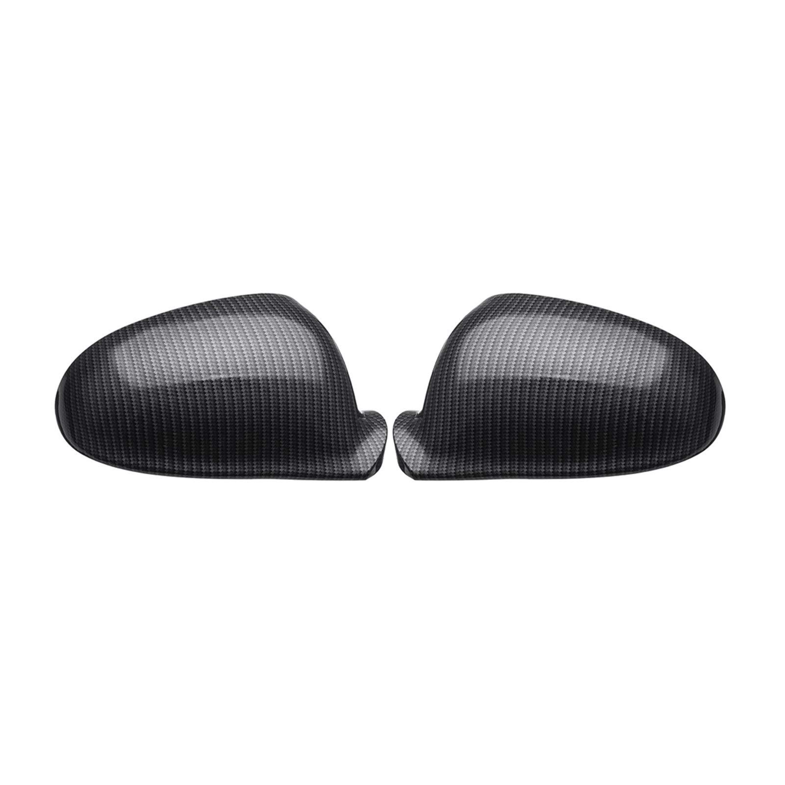 Pexorin Seitenspiegel-Abdeckungen aus Kohlefaser, for Golf, Rabbit GTI R32 Standard, for VW, for Jetta, MK5 2006 2007 2008 2009 1K0857537 Abdeckung des Fahrzeugseitenspiegels von Pexorin