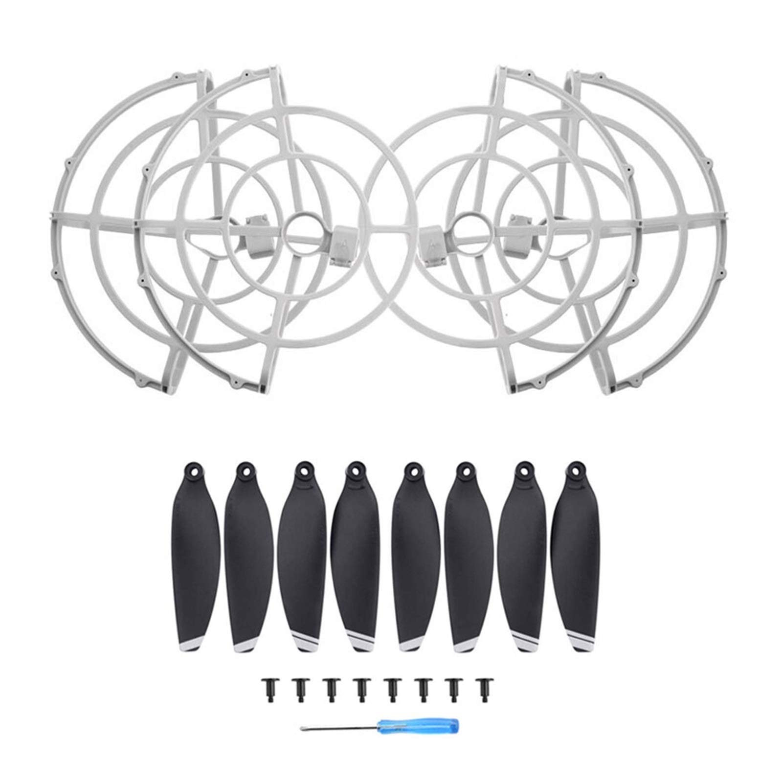 Pexorin Vollständig geschlossene Käfigschutzabdeckung, for DJI, for Mavic, for Mini, Schutzpropellerschutz, Drohnenschutzzubehör Propellerpropeller(with Propeller) von Pexorin