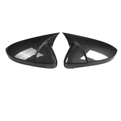 Car Mirror Caps 1 Paar Rückspiegel Abdeckung Für MK7 Für MK 7,5 R Für GTI Für GTD 2014-2019 Seite Horn Flügel Außentür Spiegel Rear View Mirror Cap(CarbonFiberLook) von Pfdwmdoi