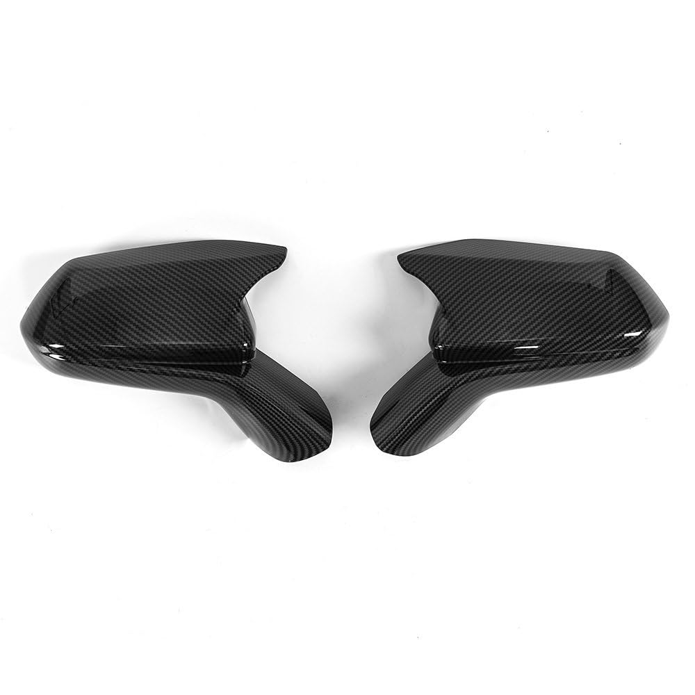 Car Mirror Caps 1 Paar Seite Flügel Rückspiegel Abdeckung Auto Außen Für Camaro SS Für Camaro RS Für Camaro ZL1 Für Camaro LT Für Camaro LS 2016-2022 Rear View Mirror Cap(CarbonFiberLook) von Pfdwmdoi