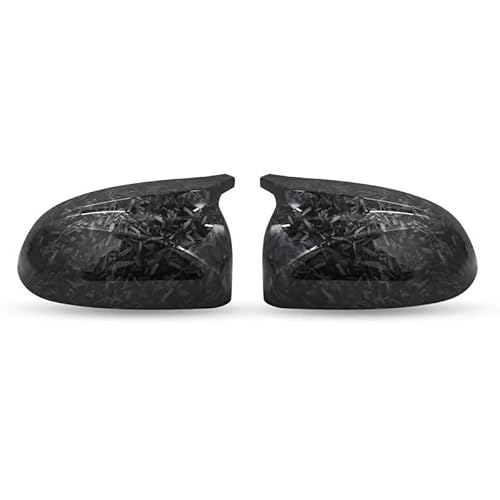 Car Mirror Caps 2PAAR Glänzend Schwarze Carbon-Muster RearSideViewMirror Abdeckungen Für X3 G01 Für Ix3 Für X4 G02 Für X5 G05 Für X6 G06 Für X7 G07 Rear View Mirror Cap(C) von Pfdwmdoi