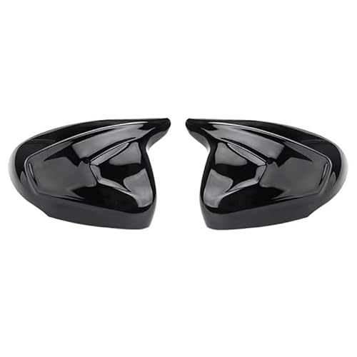 Car Mirror Caps 2set Auto Hörner Rückspiegel Abdeckung Für EINE Klasse CLA W177 Für C118 2019-2021 Links Hand Stick Spiegel Abdeckung Rear View Mirror Cap(1 Pair Black) von Pfdwmdoi