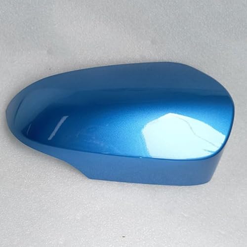 Car Mirror Caps Autozubehör Rückspiegelabdeckung Für Yaris Fließheck Modell 2012-2020 Spiegelgehäuse Deckelgehäuse Rear View Mirror Cap(Blue Metal R) von Pfdwmdoi