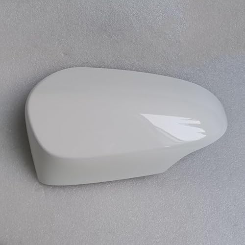 Car Mirror Caps Autozubehör Rückspiegelabdeckung Für Yaris Fließheck Modell 2012-2020 Spiegelgehäuse Deckelgehäuse Rear View Mirror Cap(L White) von Pfdwmdoi