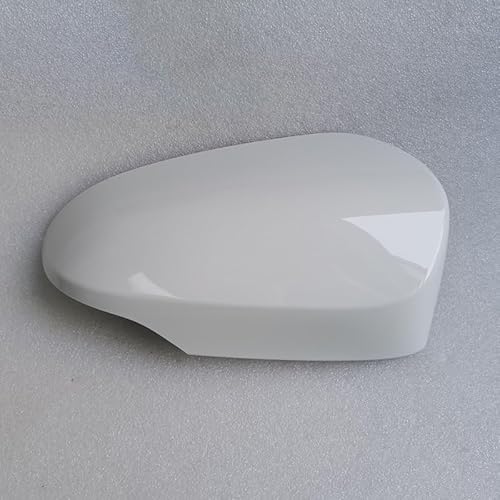 Car Mirror Caps Autozubehör Rückspiegelabdeckung Für Yaris Fließheck Modell 2012-2020 Spiegelgehäuse Deckelgehäuse Rear View Mirror Cap(R White) von Pfdwmdoi