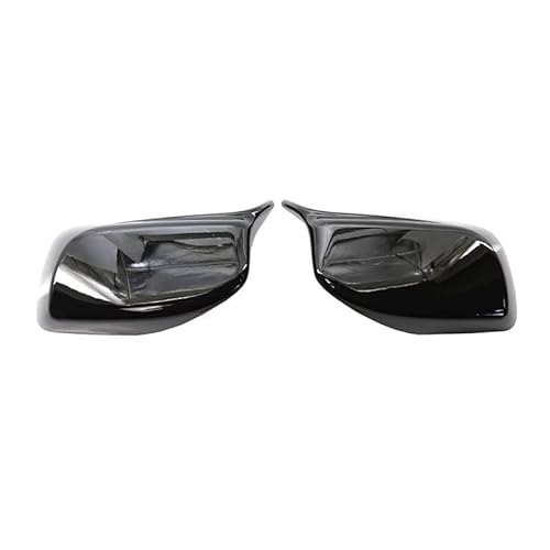 Car Mirror Caps Carbon Look Schwarz Rückspiegel Abdeckung Für E60 Für E61 Für E63 Für E64 2004-2008 Für 520i Für 525i Für 528i Für 528xi Für 530i Rear View Mirror Cap(BlackOnePair) von Pfdwmdoi