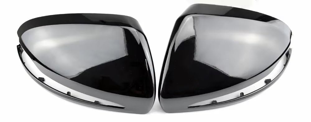 Car Mirror Caps Für Benz Für C/S/E/GLC/G-Klasse AMG Für W205 Für X253 Für W222 Für W213 Für W238 Rückspiegelabdeckung Hellschwarz 2014-2019 LHD Rear View Mirror Cap(A) von Pfdwmdoi