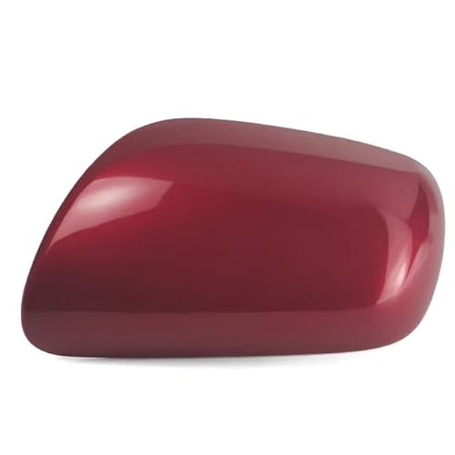 Car Mirror Caps Spiegelgehäuse Für Auris 2007–2013 Ohne Lampe, Rückspiegelabdeckung, Autozubehör Rear View Mirror Cap(Red mica L) von Pfdwmdoi