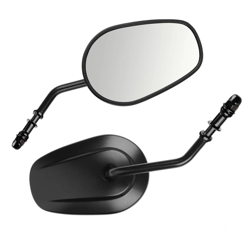 Motorcycle Mirror 8MM Für Sportster 1200 FÜR Straße 500 FÜR XG500 Super Low FÜR XL883L FÜR Softail Rückspiegel Motorrad Rückspiegel Handlebar Mirrors(B) von Pfdwmdoi