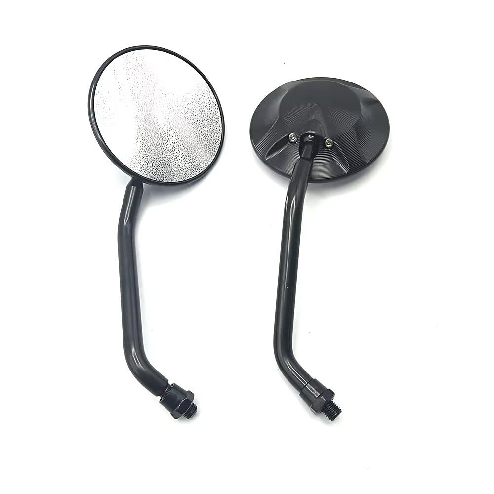 Motorcycle Mirror Ein Paar CNC-Motorradspiegel-Rückspiegel Für Motorräder Für E-Bike Für Roller, 10 Mm, 8 Mm Handlebar Mirrors von Pfdwmdoi