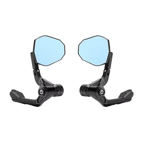 Motorcycle Mirror Für 450NK Motorrad Lenker Seite Bar End Spiegel Grip Schutz Stange Schutz Kit Für 450SR Für 450 NK Für 450 SRS Rückspiegel Handlebar Mirrors(BLACK) von Pfdwmdoi