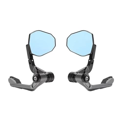 Motorcycle Mirror Für 450NK Motorrad Lenker Seite Bar End Spiegel Grip Schutz Stange Schutz Kit Für 450SR Für 450 NK Für 450 SRS Rückspiegel Handlebar Mirrors(Titanium) von Pfdwmdoi