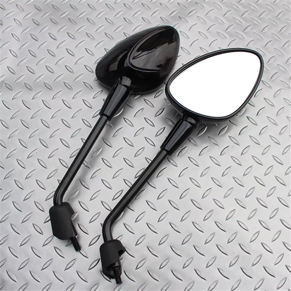 Motorcycle Mirror Für Primavera 50 Sprint 150 2015 2016 2017 2018 2019 2020 Motorradspiegel Rückspiegel Handlebar Mirrors(Bright black) von Pfdwmdoi