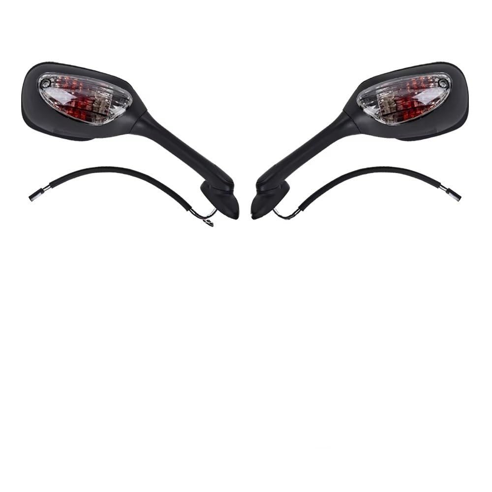 Motorcycle Mirror Rückspiegel Rückansicht Licht Für GSXR600 Für GSXR Für GSX-R 600 Für K6 2006 2008-2016 Handlebar Mirrors(B) von Pfdwmdoi