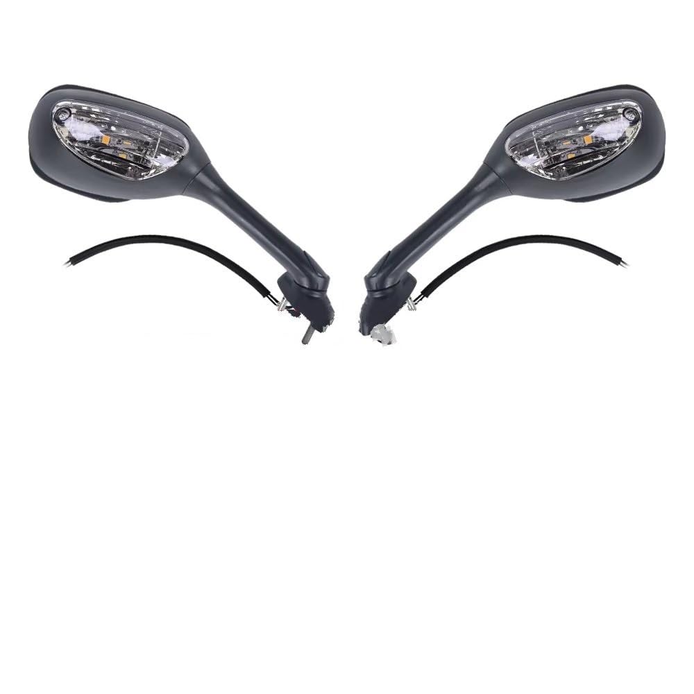 Motorcycle Mirror Rückspiegel Rückansicht Licht Für GSXR600 Für GSXR Für GSX-R 600 Für K6 2006 2008-2016 Handlebar Mirrors(D) von Pfdwmdoi