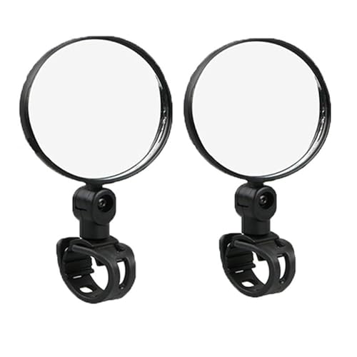 Motorcycle Mirror Universal Fahrrad Spiegel Lenker Rückspiegel Für Fahrrad Motorrad 360 Rotation Einstellbar Für Fahrrad Reiten Radfahren Spiegel Handlebar Mirrors(A2) von Pfdwmdoi