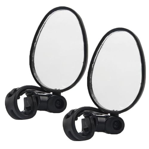 Motorcycle Mirror Universal Fahrrad Spiegel Lenker Rückspiegel Für Fahrrad Motorrad 360 Rotation Einstellbar Für Fahrrad Reiten Radfahren Spiegel Handlebar Mirrors(B2) von Pfdwmdoi