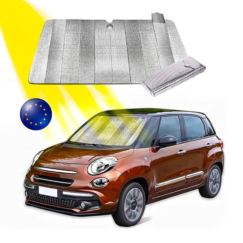 Phantasy® Sonnenschirm für Windschutzscheibe, EU Auto Windschutzscheibe innen, Auto Windschutzscheibe Schutz gegen UV-Strahlen, Faltbare und tragbare Auto Sonnenschutz Vorhänge (140 x 80cm) von Phantasy