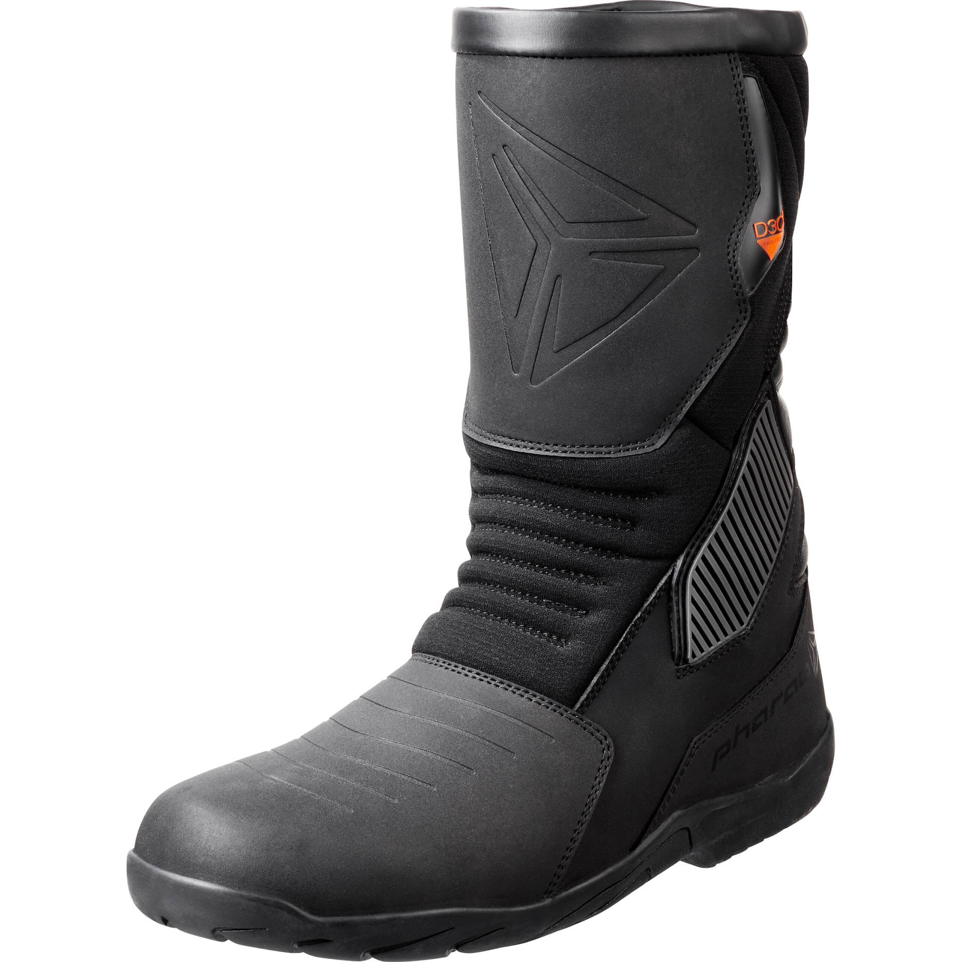 Pharao Avesta WP Motorradstiefel hoch schwarz 44 Herren von Pharao