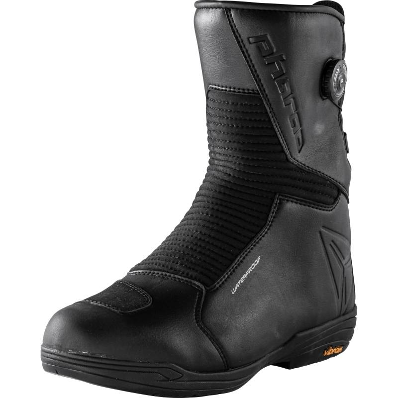 Pharao Delta WP Motorradschnürstiefel lang schwarz 40 Herren von Pharao