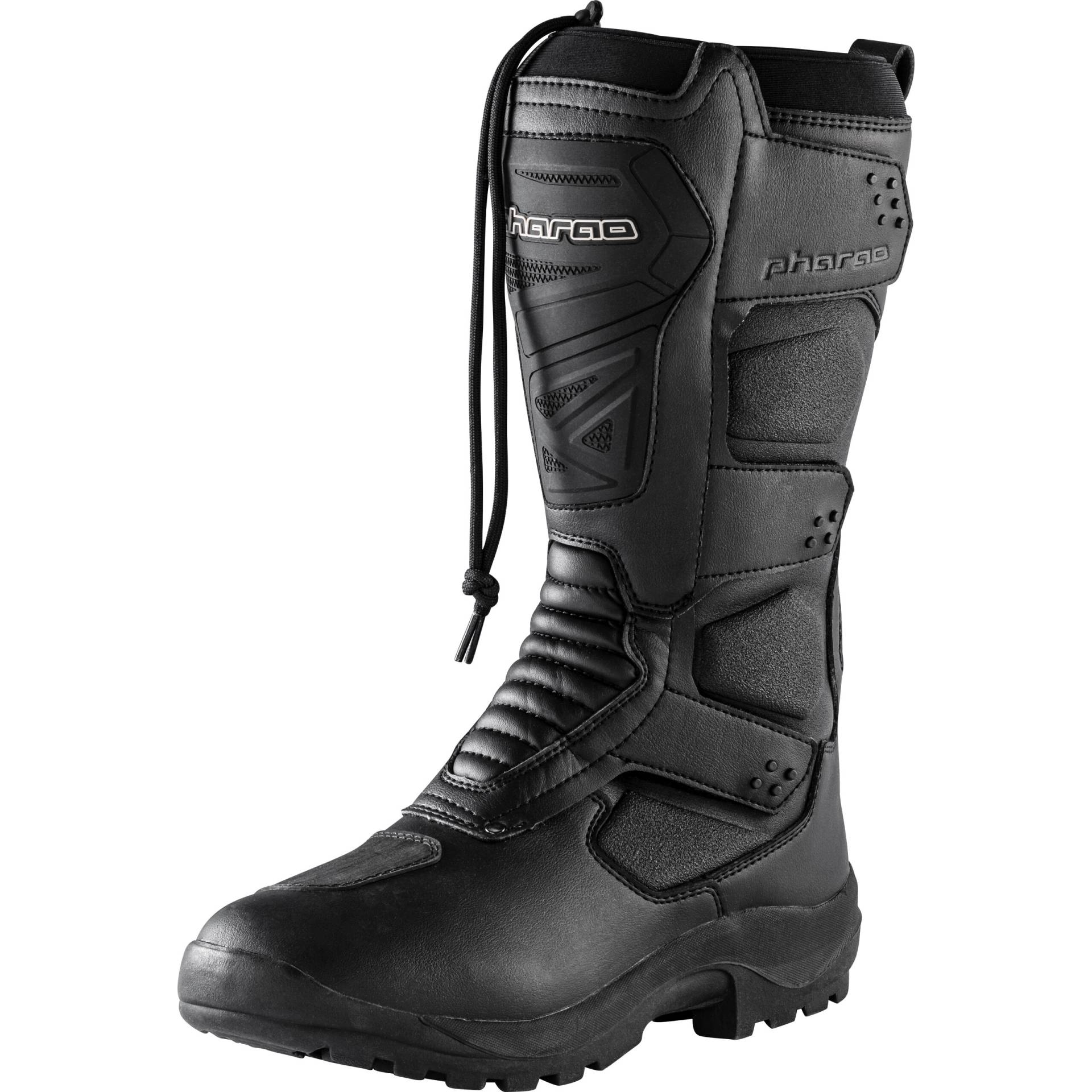 Pharao Innvik WP Motorradstiefel lang schwarz 40 Herren von Pharao