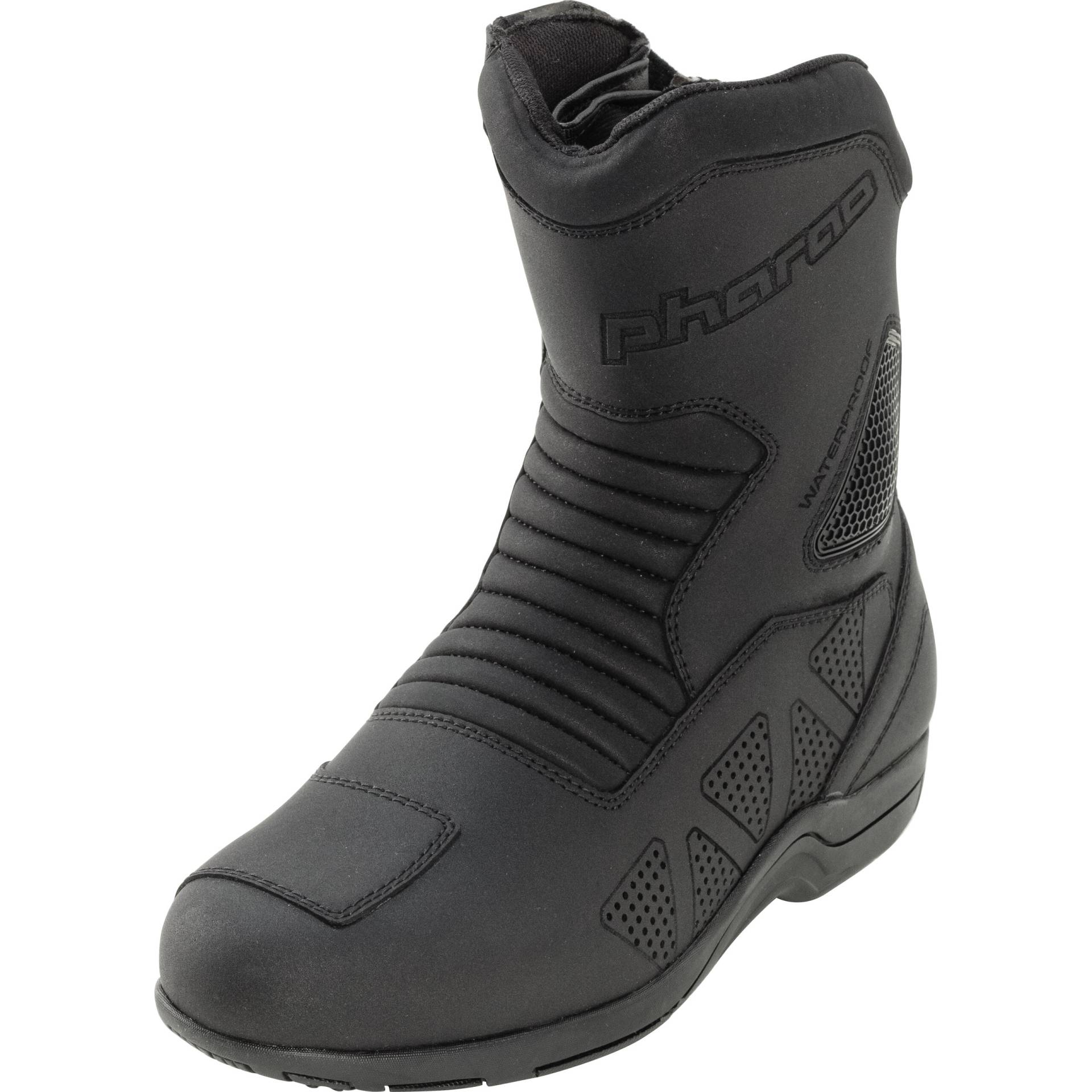 Pharao Kenai WP Motorradstiefel kurz schwarz 40 Herren von Pharao