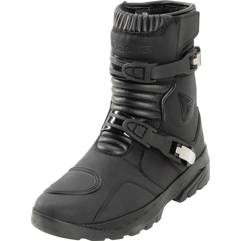 Pharao Robson WP Damen Motorradstiefel kurz schwarz 37 Damen von Pharao