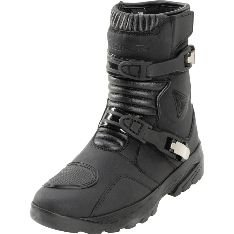 Pharao Robson WP Motorradstiefel kurz schwarz 41 Herren von Pharao