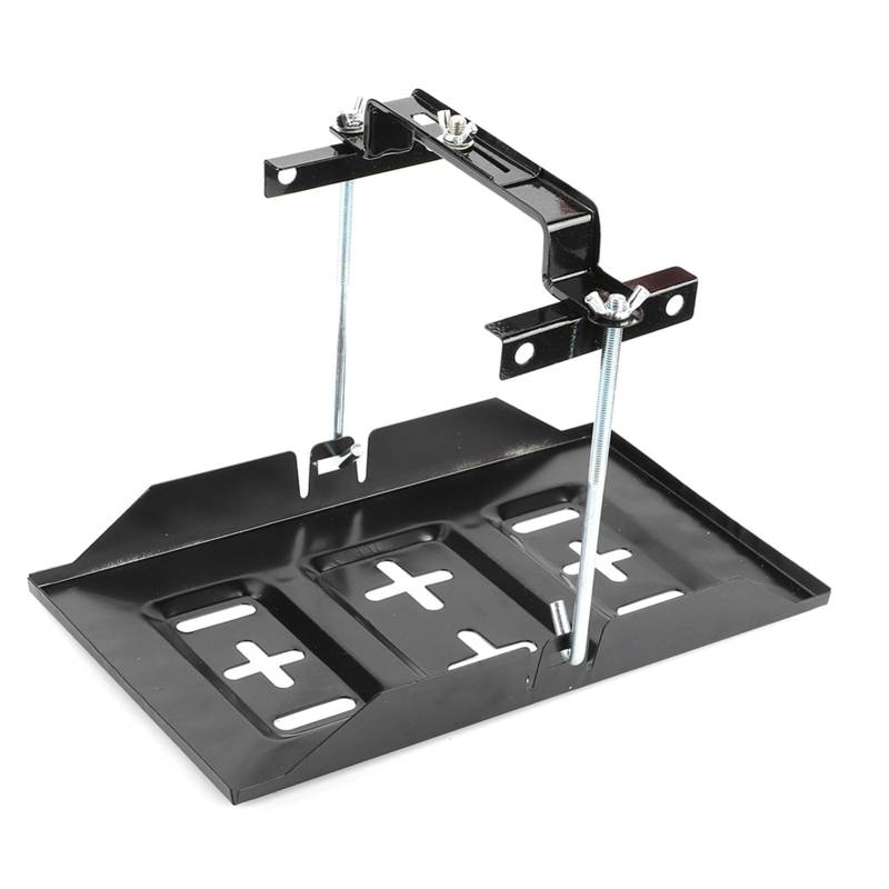 Batteriefachhalterung Batteriefachklemme Batteriefachhalterung Befestigungsklemme Batteriebefestigungsfach Halterung Länge 19 Cm/23 Cm/27 Cm Verstellbar 34 Cm Batteriewerkzeug von Phefop