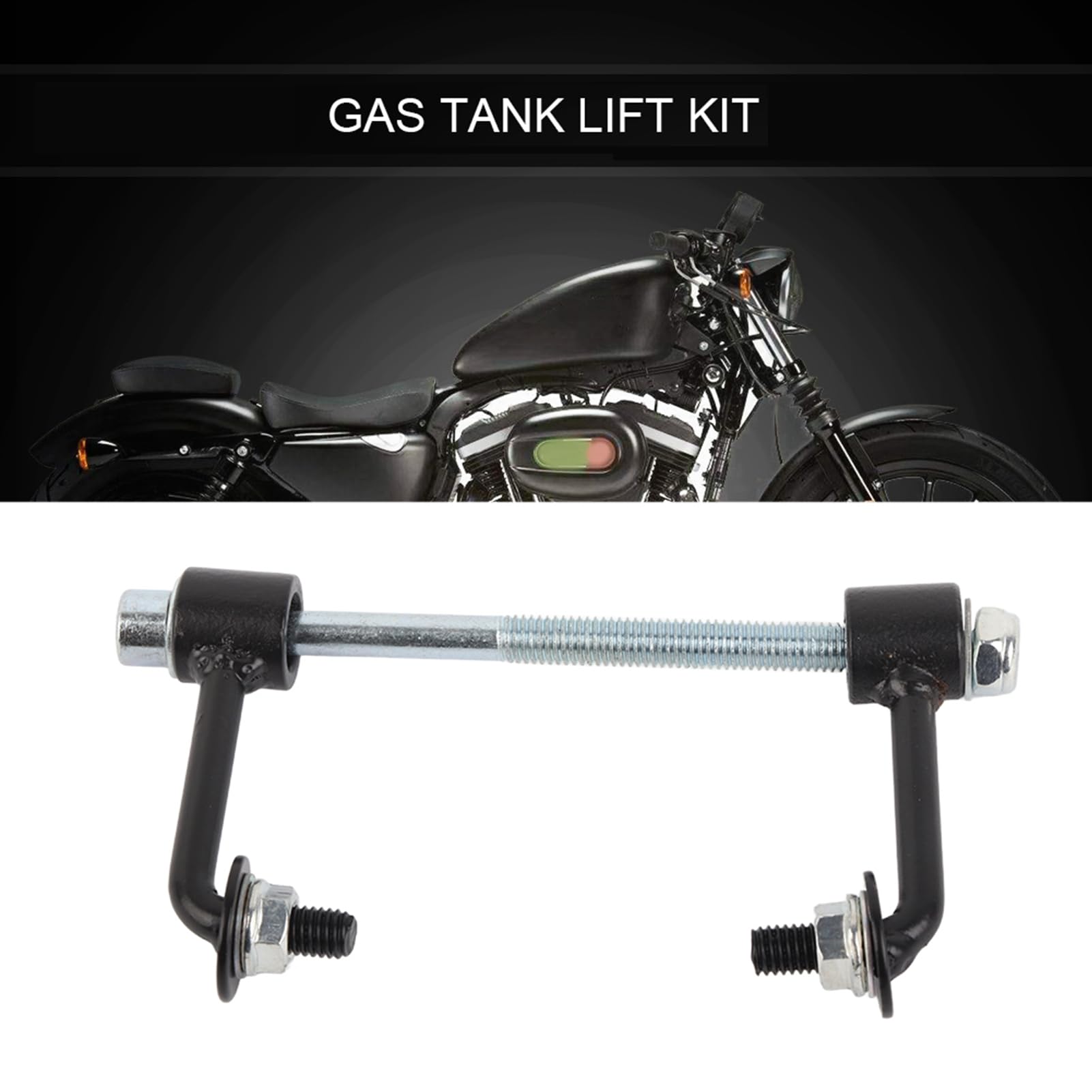 Gastank-Lift-Kit, Motorrad-Gastank-Lift-Up-Kit, Tank-Lift für Tank XL 883 1200 48 72 1995 und Später von Phefop