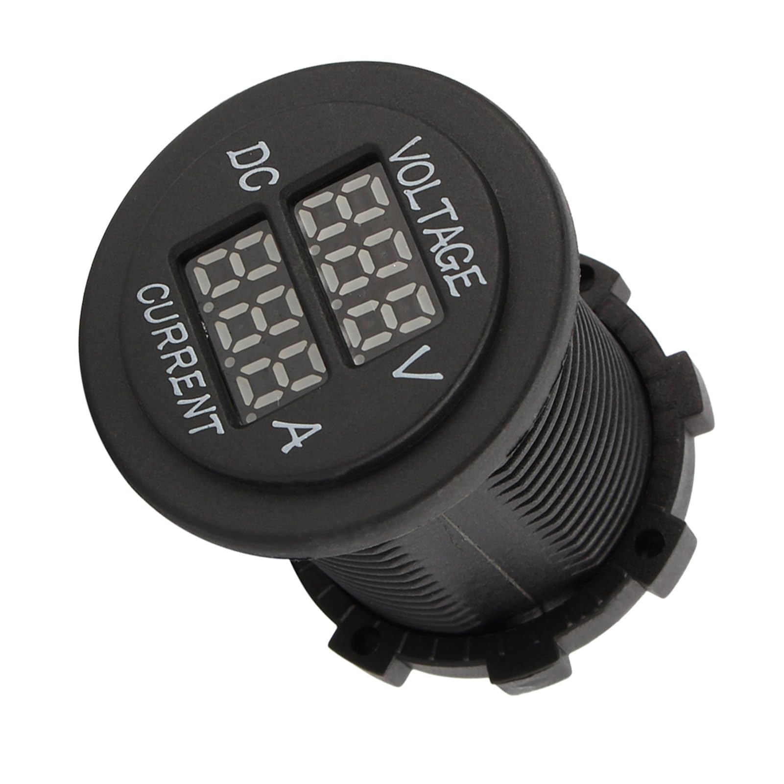 Phefop Doppel -LED -Voltmeter -Amperemeter, Flammschutzmittel 24V Digital Voltmeter Amperemeter -Ampere -Volt -Messgerät mit Kabel für die Autobatterie von Phefop