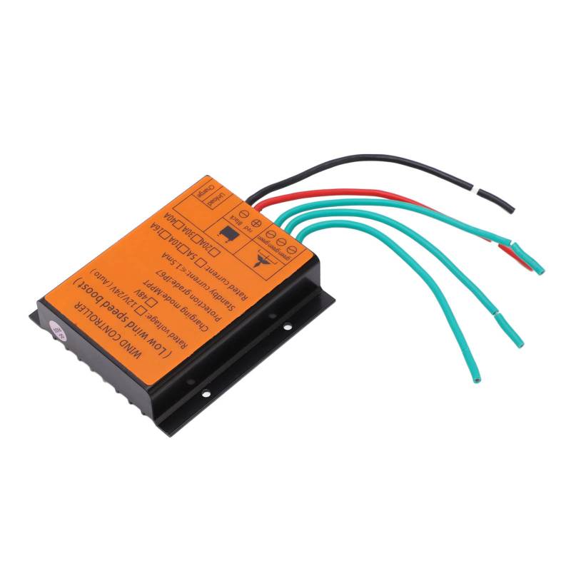 Phefop Windturbinen-Generator-Controller, MPPT 48 V LED-Anzeige, Ladekontrolle mit Aluminiumlegierungsgehäuse für die Stromversorgung (300W) von Phefop