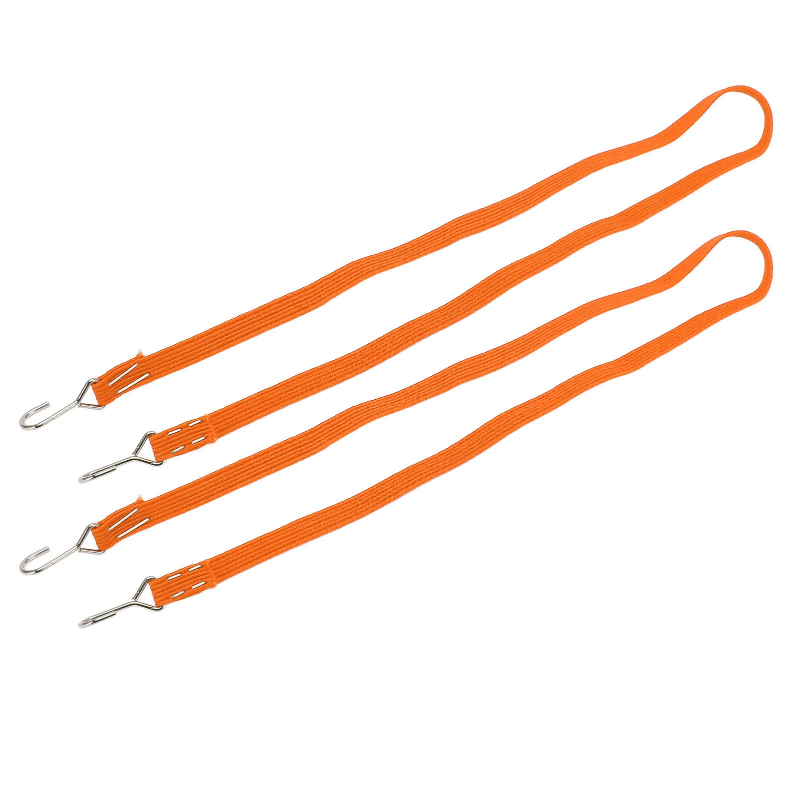 RC-Gepäckgurte, Starkes Nylon, Allgemeines RC-Bungee-Spannseil für Alle RC-Autos, 2-teiliges Simulations-RC-Zubehör Zur Sicheren Befestigung von Gepäck (ORANGE) von Phefop