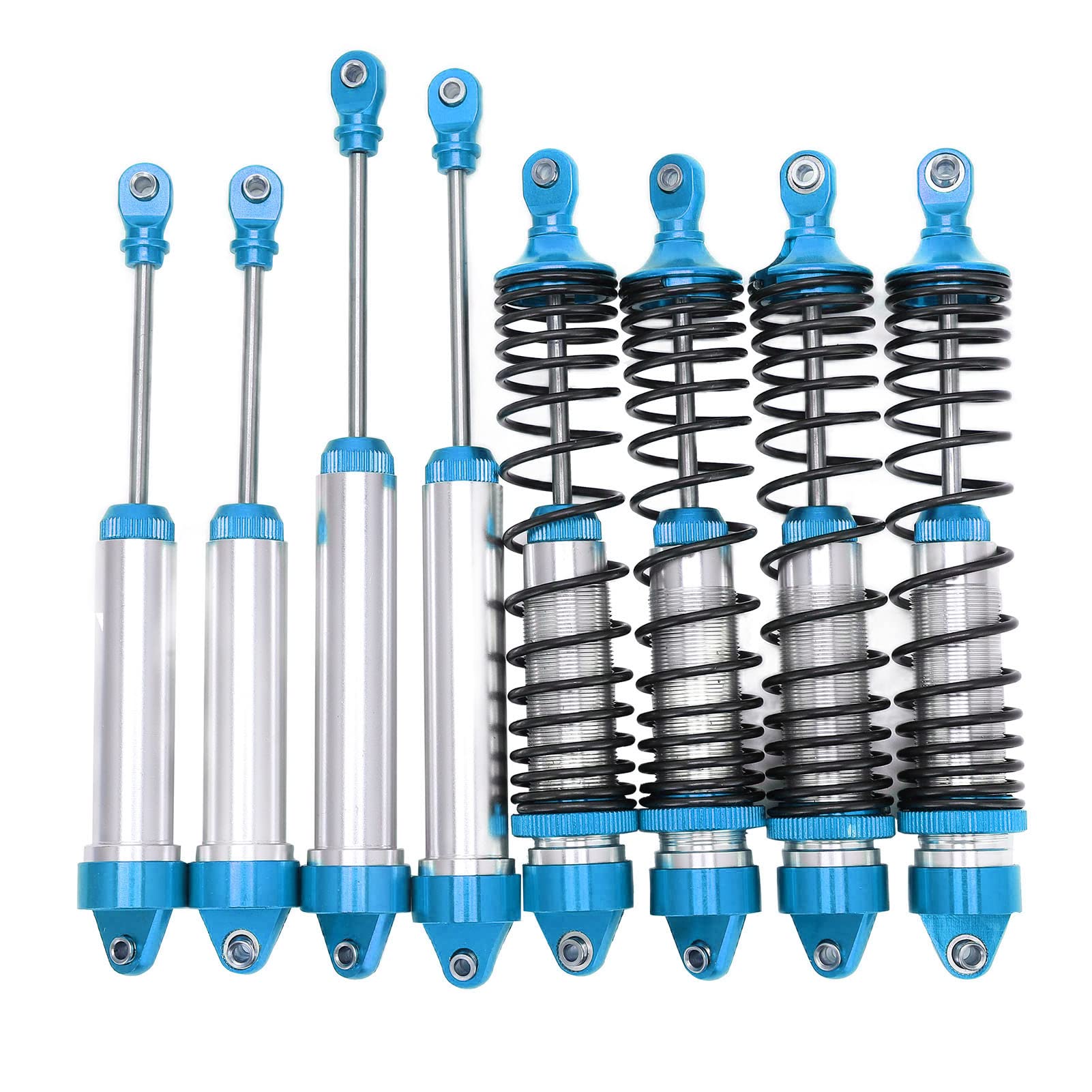 Robustes RC-Set aus Aluminiumlegierung mit Smooth für UDR, Vorder- und Hinterbausatz für RC-Hobbyisten (BLUE) von Phefop