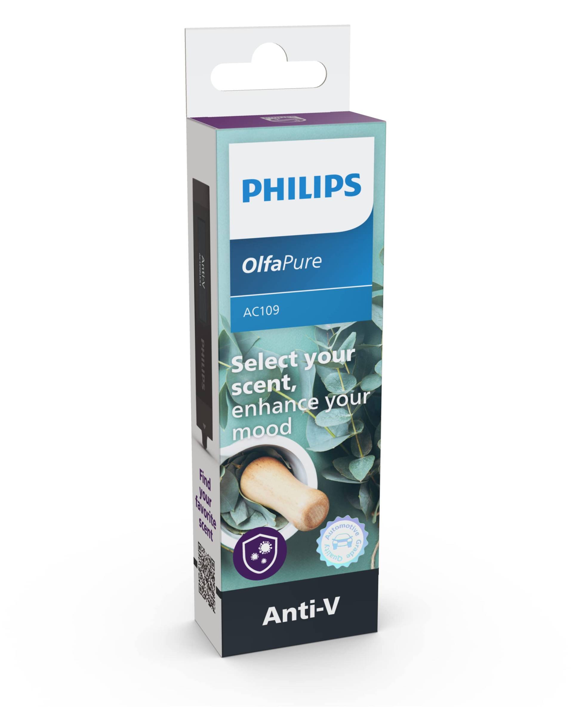 Ersatzkartusche für Philips OlfaPure 7200 Auto Aroma-Diffusor, hochwertige natürliche Inhaltsstoffe, IFRA-zertifiziert von PHILIPS