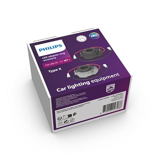 Philips Adapter-Ring H7-LED Typ X, Lampenhalterung für Philips Ultinon Pro6000 H7-LED von Philips automotive lighting