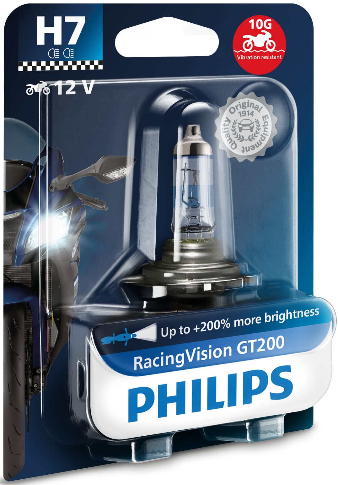 Philips automotive lighting H7 RacingVision GT200 moto von PHILIPS