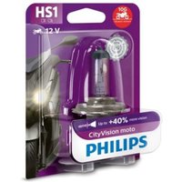 Glühlampe Sekundär PHILIPS HS1 CityVision Moto 12V, 35W, 1 Stück von Philips