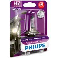 Glühlampe Halogen PHILIPS H7 CityVision Moto 12V, 55W, 1 Stück von Philips