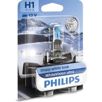 Glühlampe Halogen PHILIPS H1 WhiteVision Ultra 12V, 55W, 1 Stück von Philips