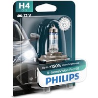 Glühlampe Halogen PHILIPS H4 X-tremeVision Pro150 12V, 60/55W, 1 Stück von Philips