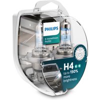 Glühlampe Halogen PHILIPS H4 X-tremeVision Pro150 12V/60/55W, 2 Stück von Philips