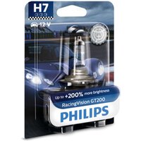 Glühlampe Halogen PHILIPS H7 RacingVision GT200 12V, 55W, 1 Stück von Philips