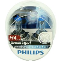 Glühlampe Halogen PHILIPS H4 Master Duty Blue Vision 24V/75/70W, 2 Stück von Philips