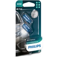 Glühlampe Sekundär PHILIPS W5W X-tremeVision Pro150 12V/5W, 2 Stück von Philips